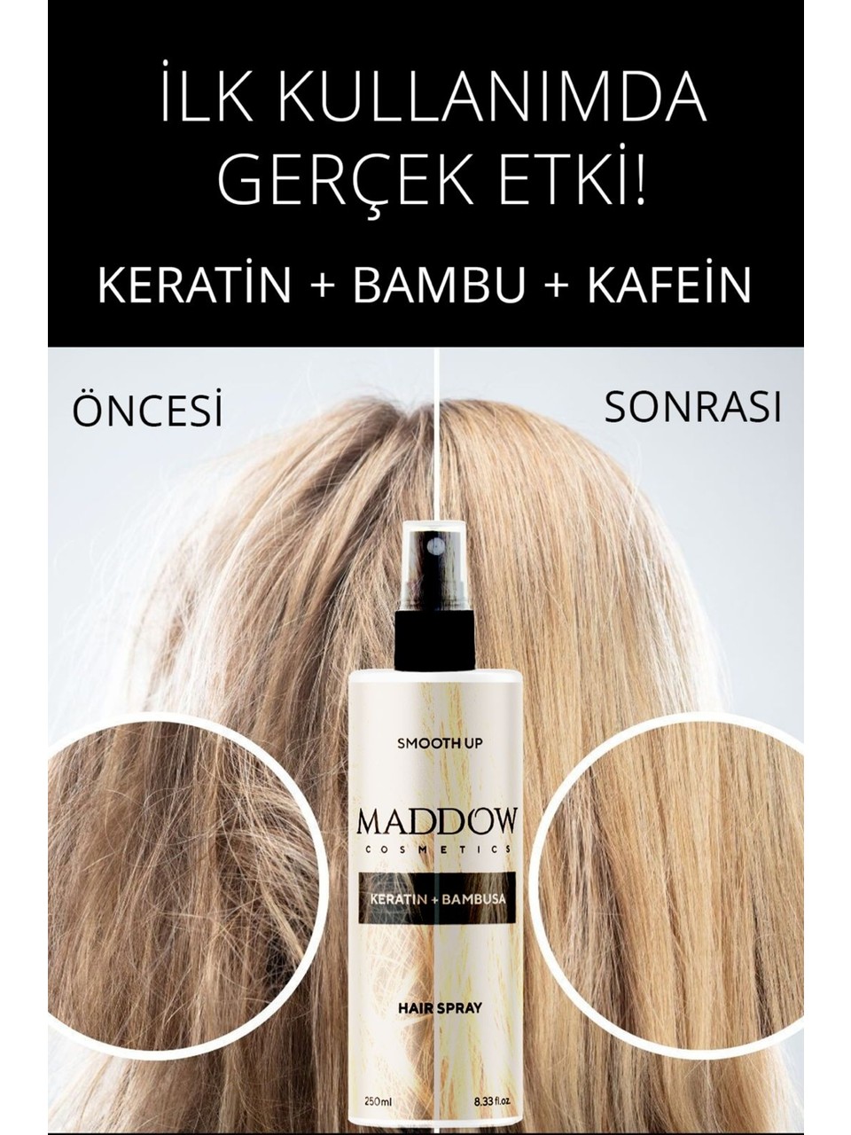 Onarıcı Keratin Saç Kremi (Durulanır)